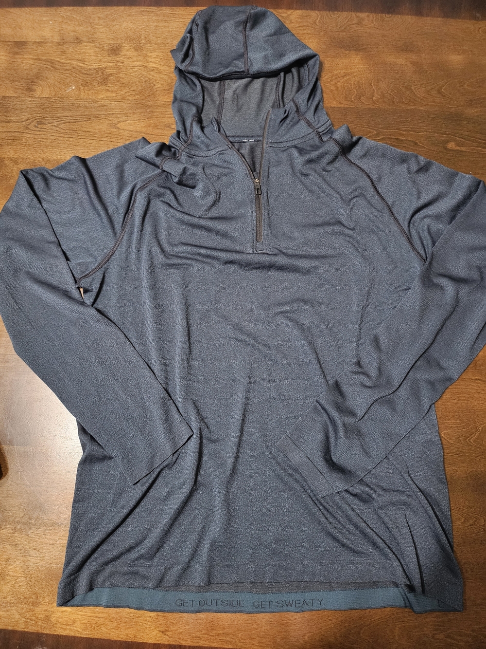 Lululemon Metal Vent Tech Long Sleeve 1/4 Zip Lightweight Hoodie Men's Large